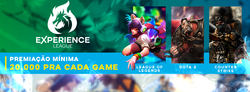 Com premiação total de R$ 20.000,00 vem ai o Experience League