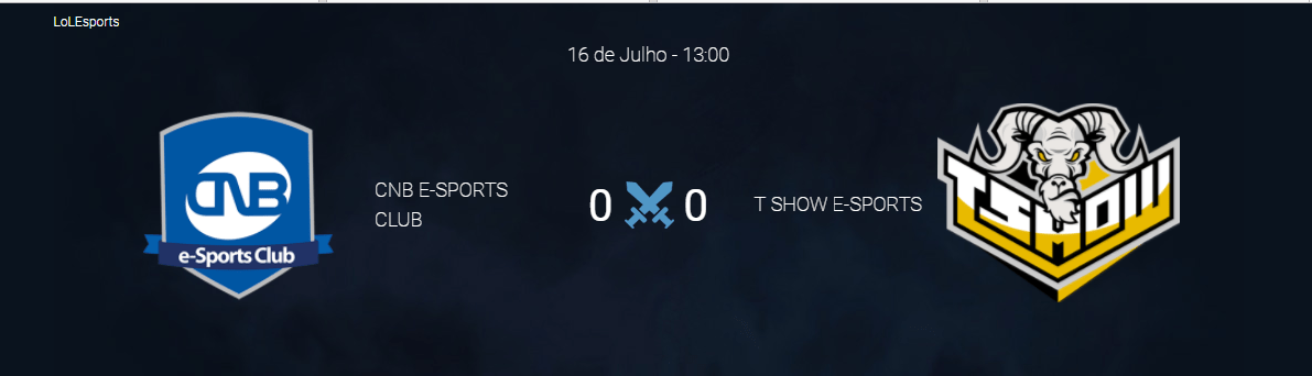 Em Duelo dos deseperados, CNB e TShow se enfrentam no CBLOL