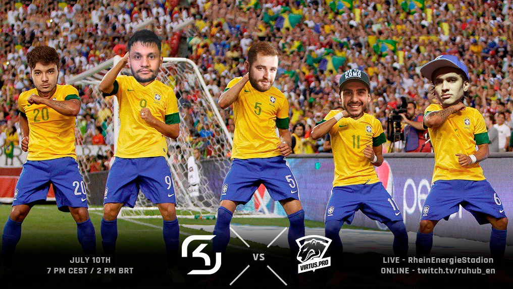 Time brasileiro de CS:GO faz aposta de cem mil dólares em jogo de futebol.
