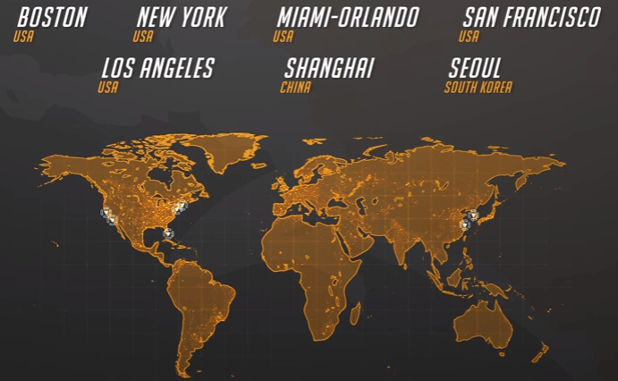 Relatório de talentos e salários dos jogadores na Overwatch League