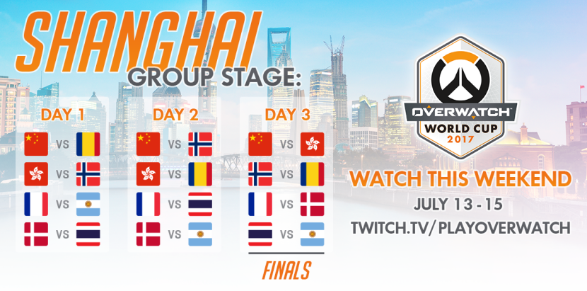 Fase de grupos da Copa do Mundo de Overwatch começa nesta sexta-feira