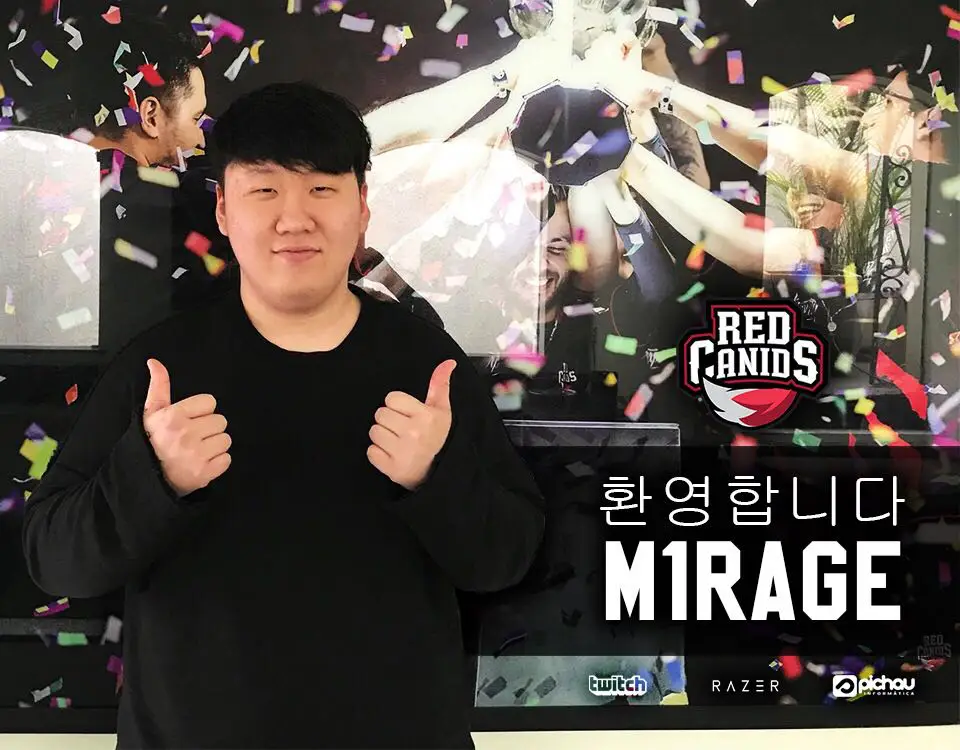 Kwon “M1rage” Noh-hoon chega ao Brasil para período de tryouts na Red Canids