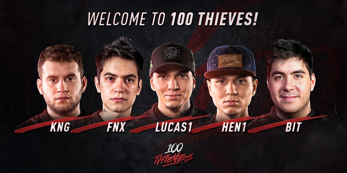 Equipe brasileira da 100Thieves não participará da Major de CS:GO, o motivo é angustiante