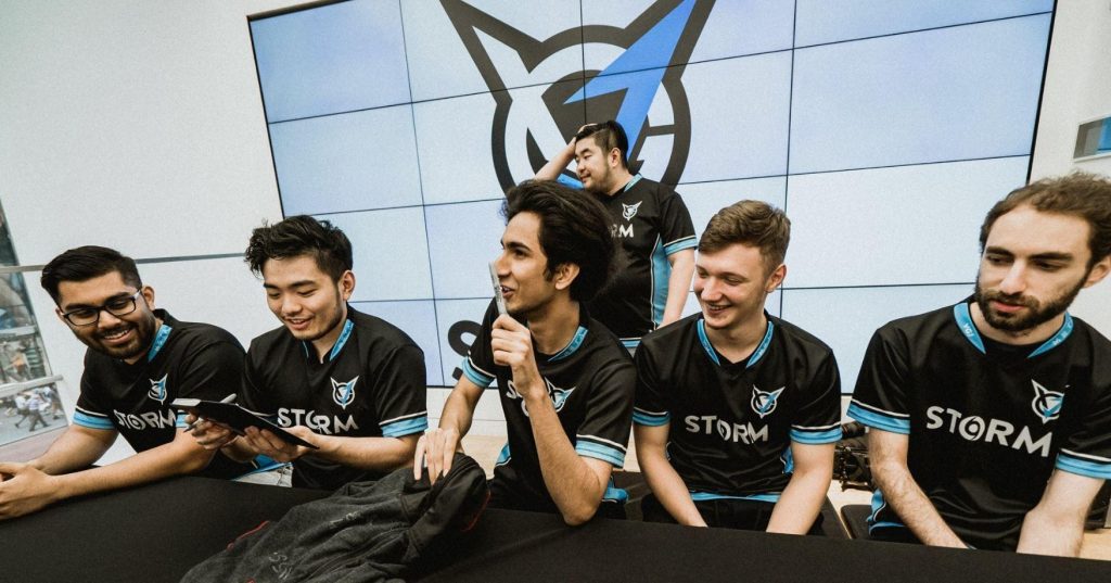 Valve pune equipe da VGJ.Storm no meio do The International 2018