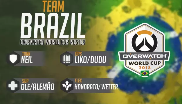 Brasil estreia hoje na Copa do Mundo de Overwatch 2018