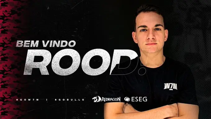 W7M anuncia a contratação de rood para substituir skullz