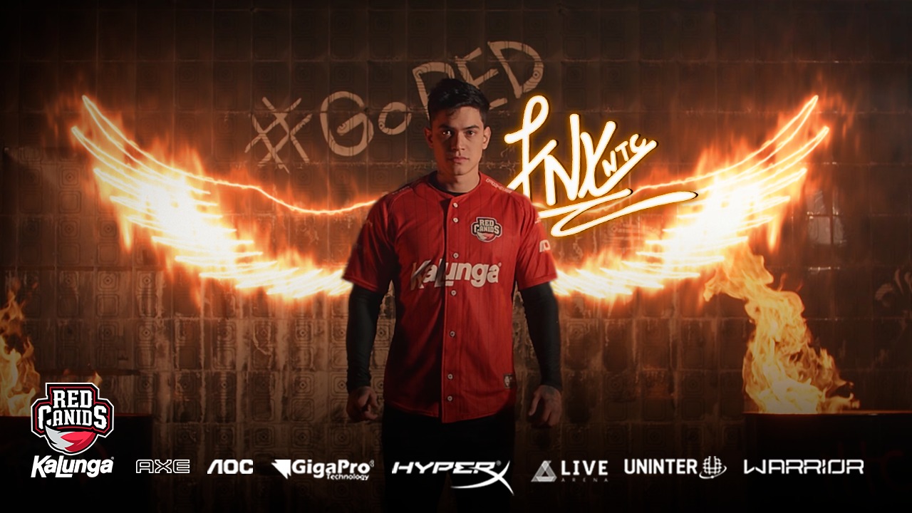 RED Canids surpreende e anuncia fnx como quinto player
