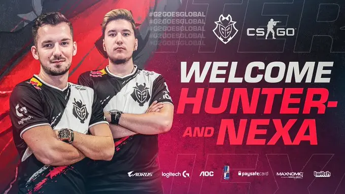 G2 apresenta nexa e huNter como novos reforços