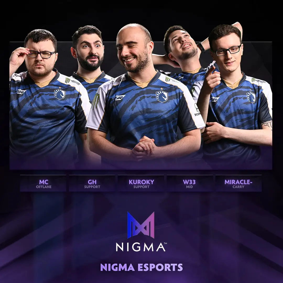Nigma Esports é a nova equipe da ex-Team Liquid