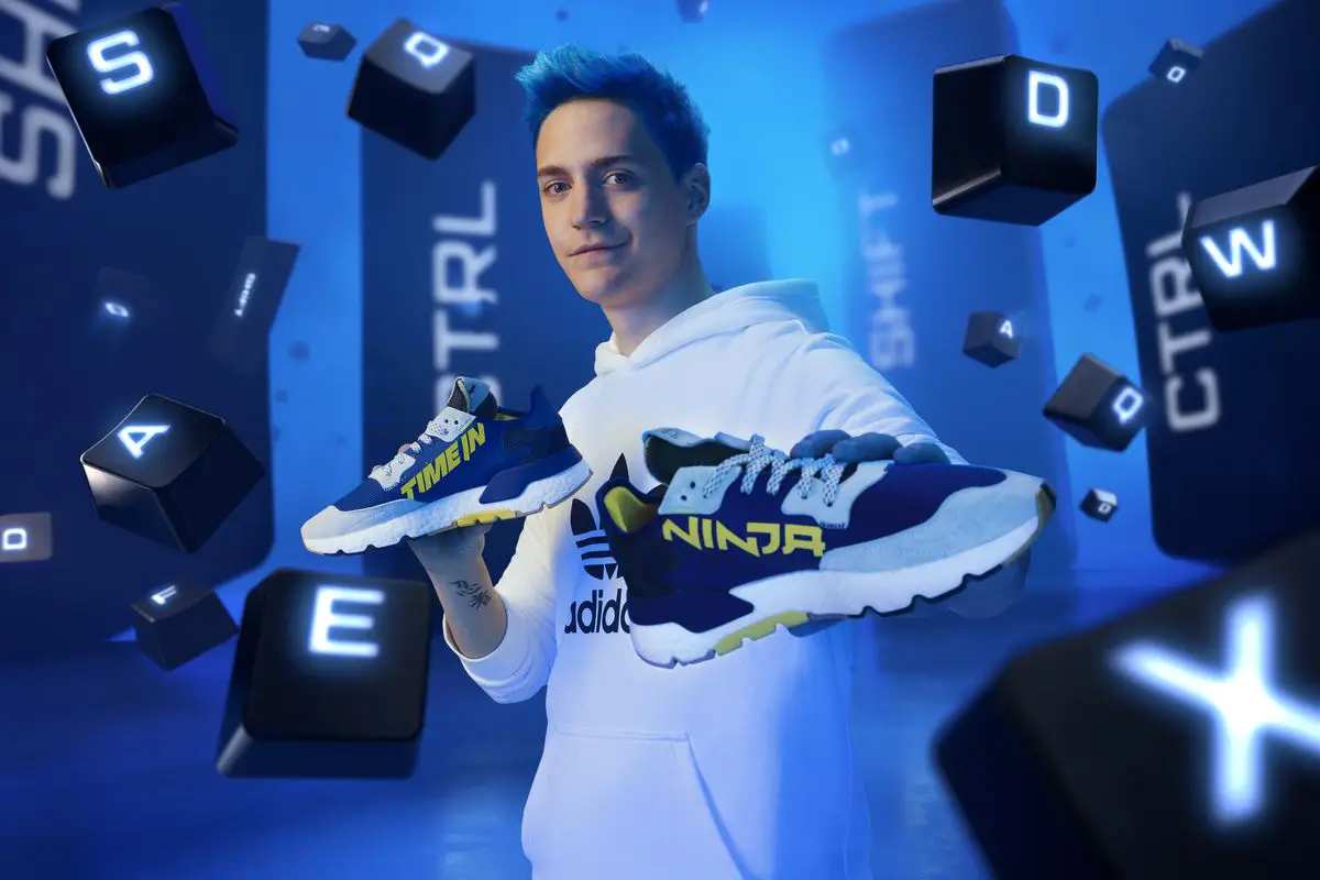 Ninja lança seu novo tênis com a parceria com a Adidas