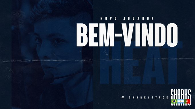 Sharks anuncia o empréstimo de heat da FURIA Inagame