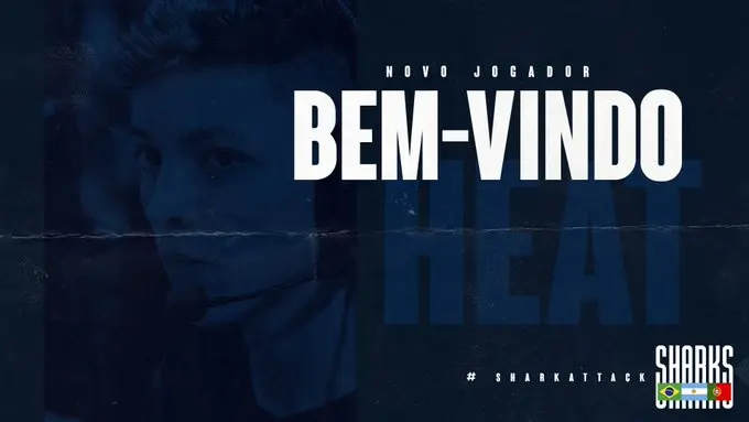 Sharks anuncia o empréstimo de heat da FURIA Inagame