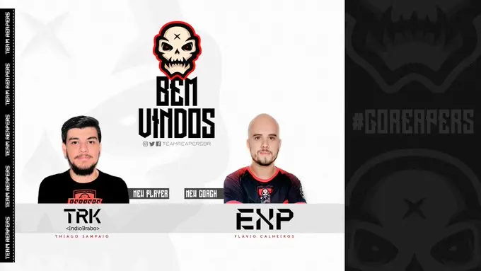 Team Reapers anuncia trk e Exp como novos reforços para temporada de 2020