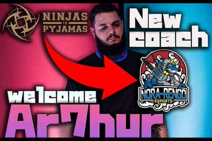 Ar7hur é confirmado como novo coach da Nora-Rengo