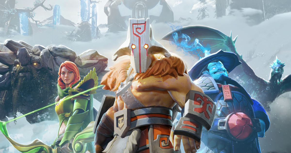 Campeões do Dota 2.