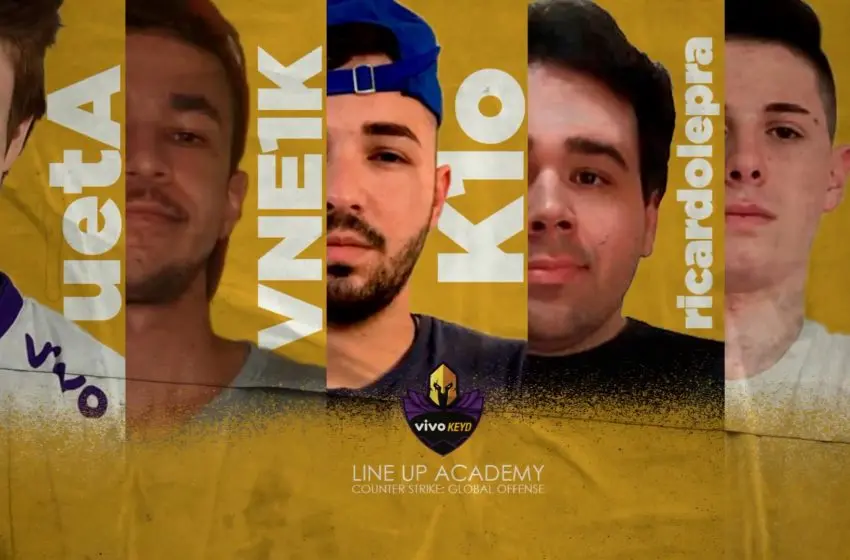 CS:GO: Com Matheus Ueta, Vivo Keyd anuncia line-up academy