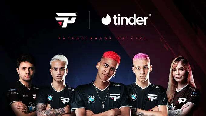 PaiN Gaming anuncia patrocínio com Tinder para suas equipes de CS:GO e Free Fire