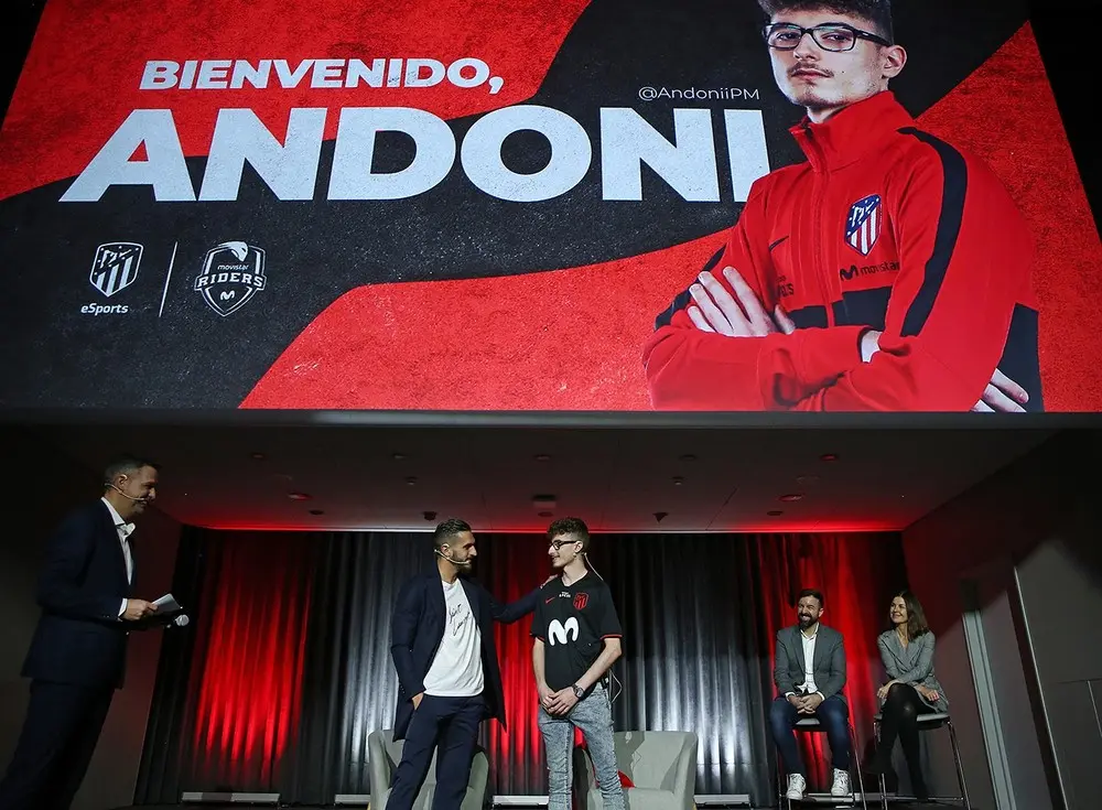Atlético de Madri entra nos esports com parceira com a Movistar Riders