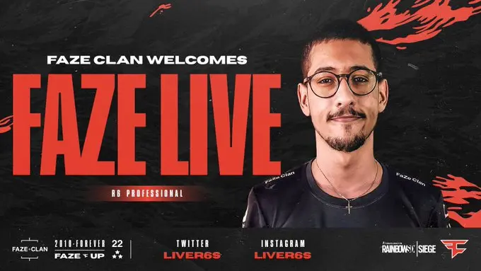 R6: Live é confirmado na FaZe Clan