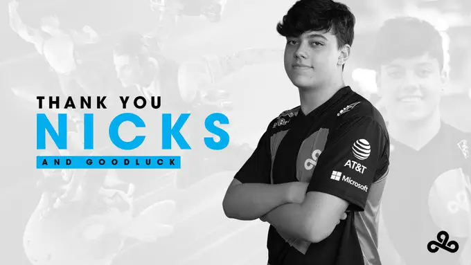 Fortnite: Cloud9 anuncia a saída de Nicks da equipe