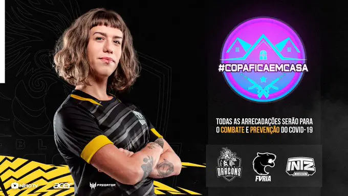 FURIA, INTZ e Black Dragons anunciam torneio beneficente