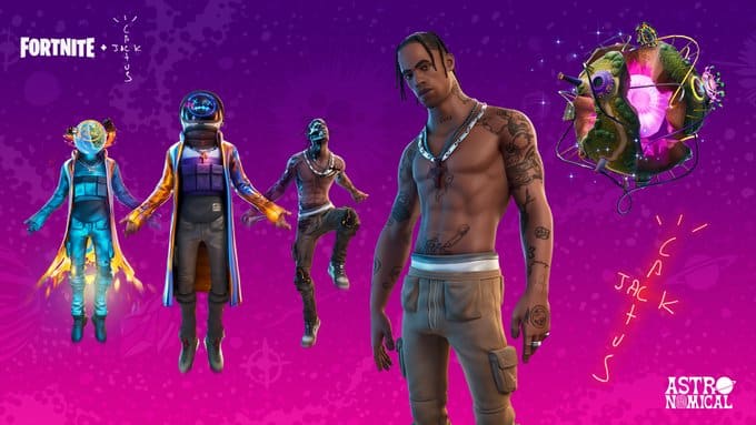 Fortnite: Linha Astronomical de Travis Scott chega nesta semana