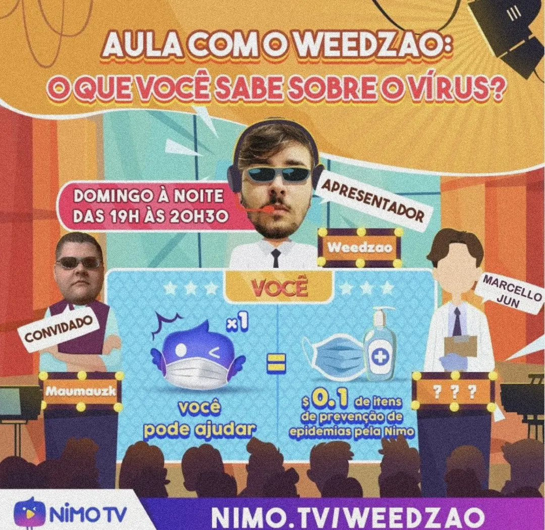 Weedzão receberá médico em sua live