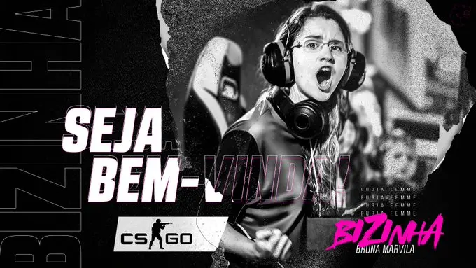 CS:GO: FURIA anuncia bizinha como novo reforço da equipe feminina de CS:GO 1 CS:GO: FURIA anuncia bizinha como novo reforço da equipe feminina de CS:GO