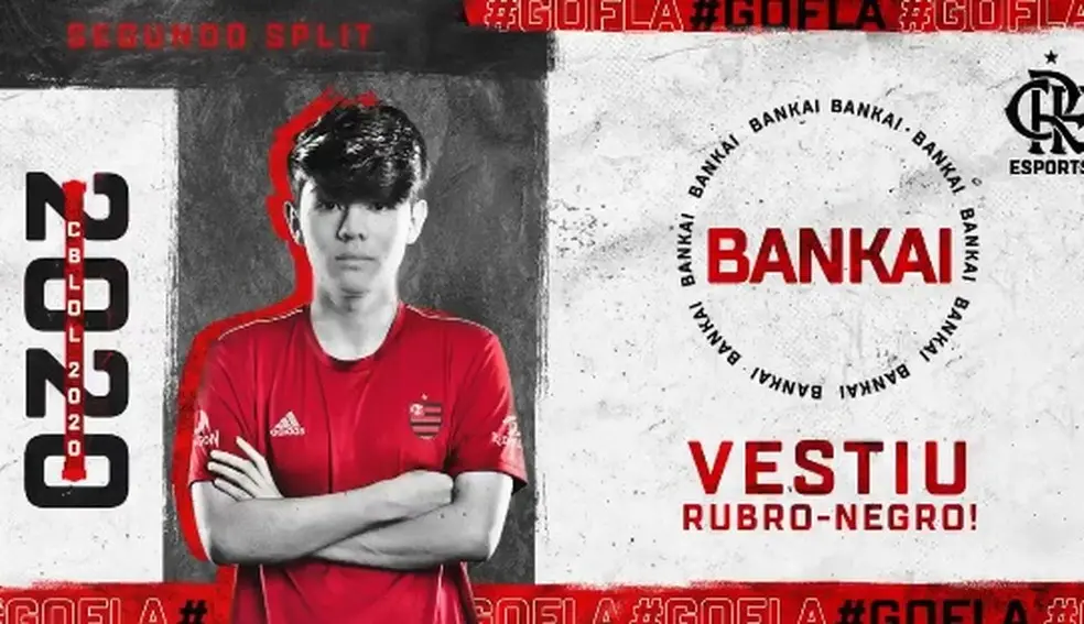 LoL: Flamengo anuncia Bankai para o topo da equipe