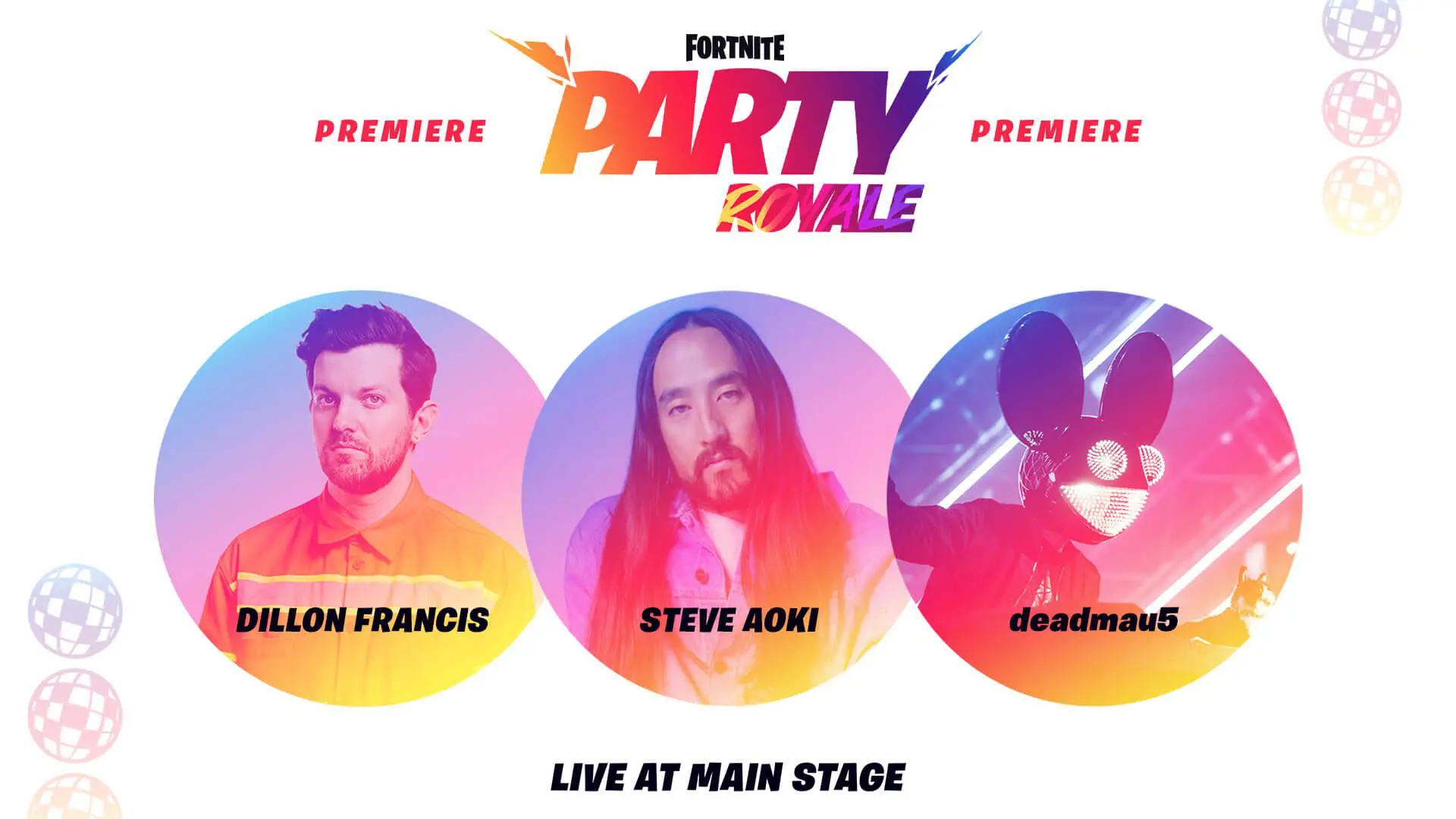 Fortnite: Party Royale trás Steve Aoki, Dillon Francis e Deadmau5