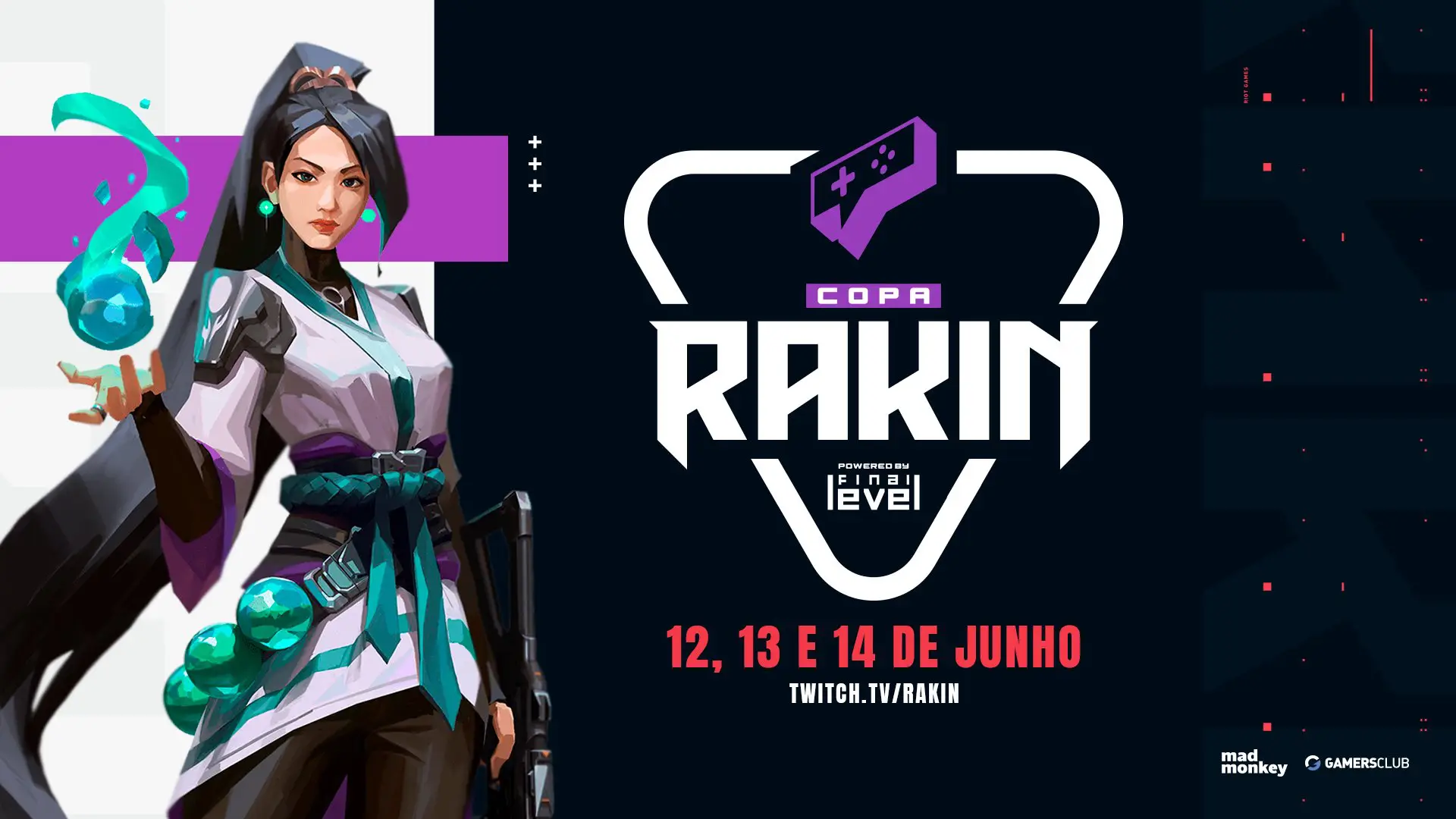 Valorant: Copa Rakin contará com premiação de R$ 20 mil 1 Copa Rakin - Valorant
