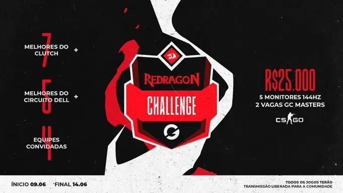 CS:GO: Redragon promove torneio com as melhores equipes do país 1 CS:GO: Redragon promove torneio com as melhores equipes do país