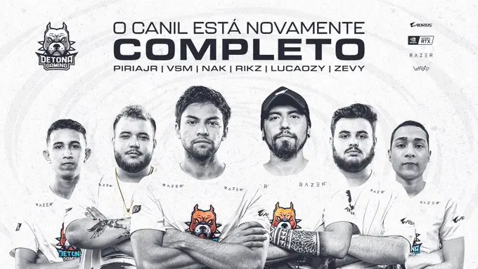CS:GO: DETONA divulga escalação com nak e novidades