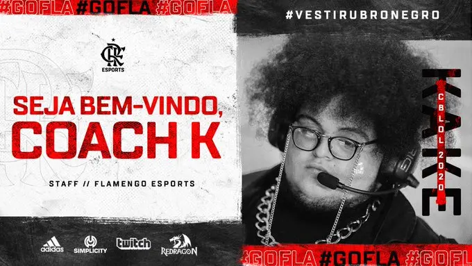 LoL: Flamengo anuncia a contratação de Kake como novo membro da comissão técnica