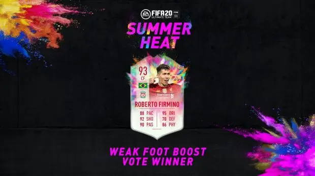 FIFA: Firmino é o card da semana do Summer Heat