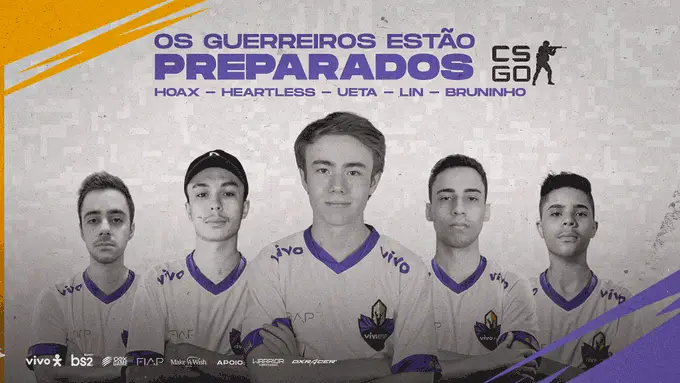 CS:GO: Vivo Keyd apresenta sua nova equipe academy reformulada