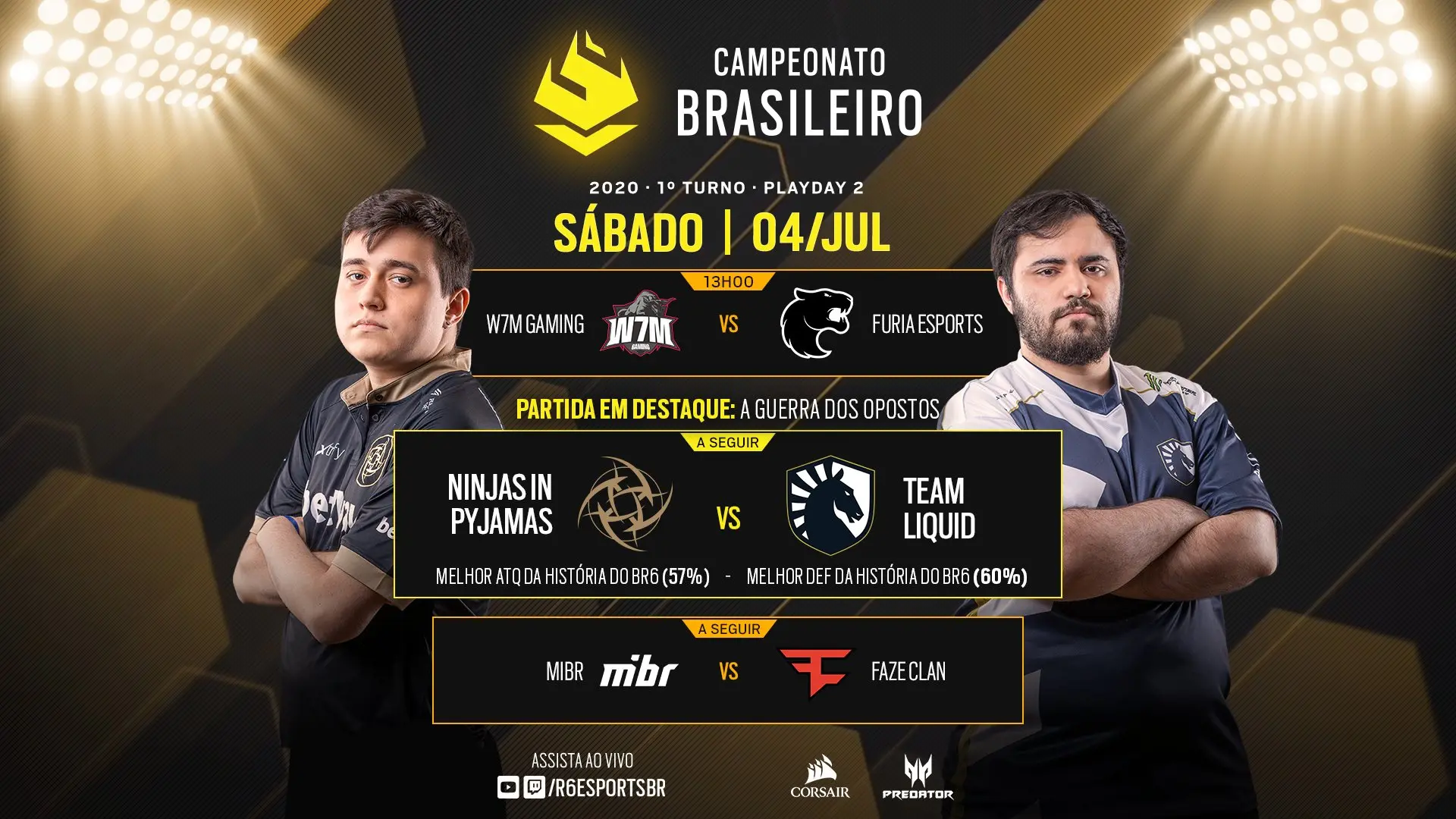 BR6: NiP e Liquid empatam no confronto da rodada; FaZe vence MIBR