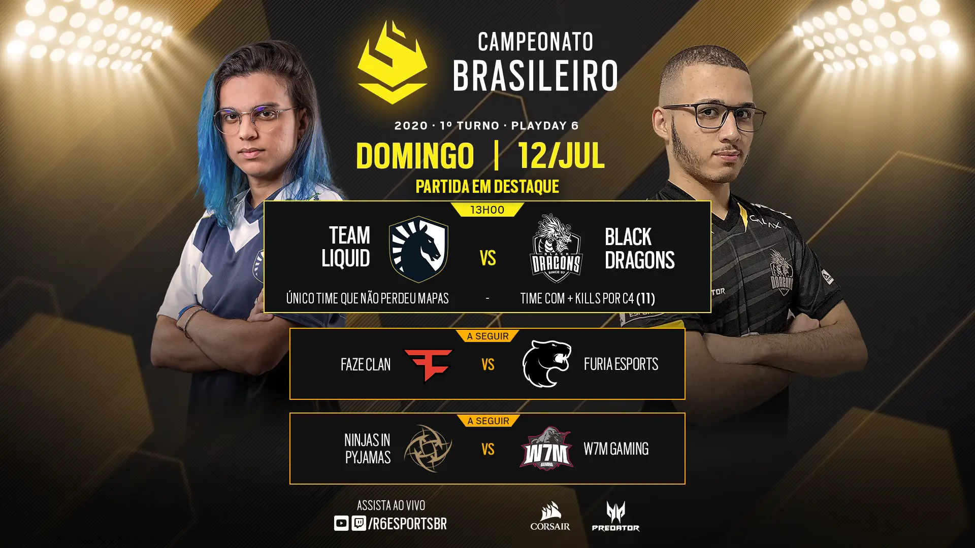 BR6: Liquid, FaZe e NiP vencem seus jogos e fecham a rodada sem empates