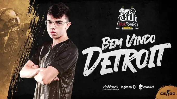 CS:GO: Santos anuncia a contratação de detr0it para sua escalação