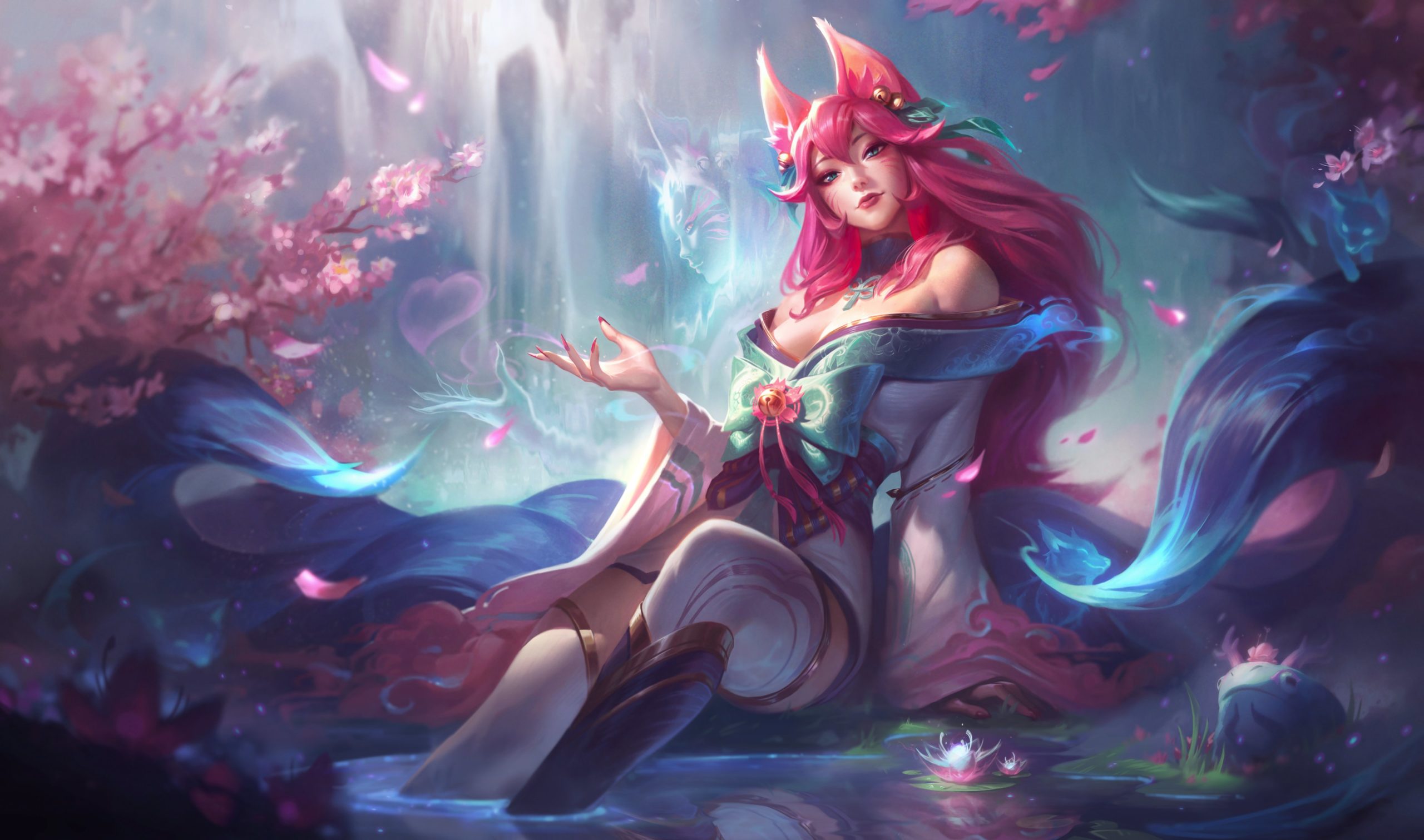 LoL: Riot Games revela as skins Florescer Espiritual para Ahri, Kindred, Riven e Cassiopeia