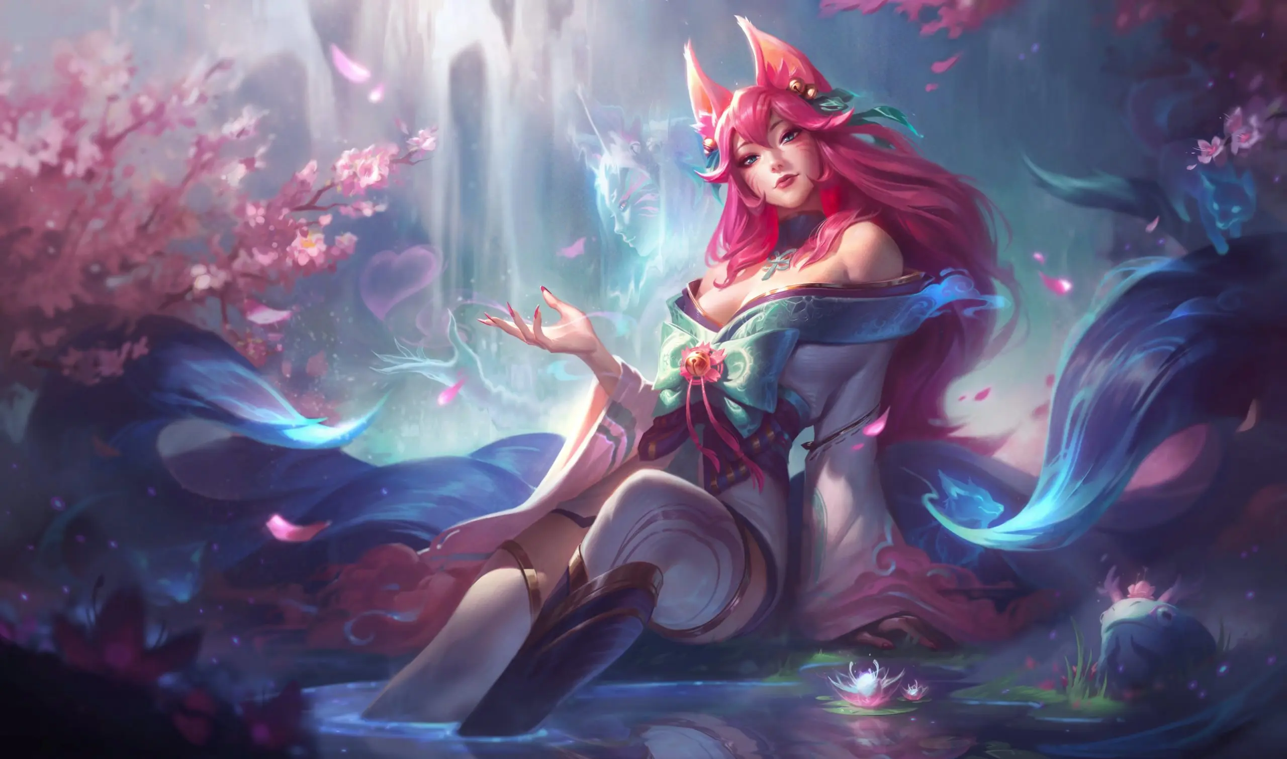 LoL: Riot Games revela as skins Florescer Espiritual para Ahri, Kindred, Riven e Cassiopeia
