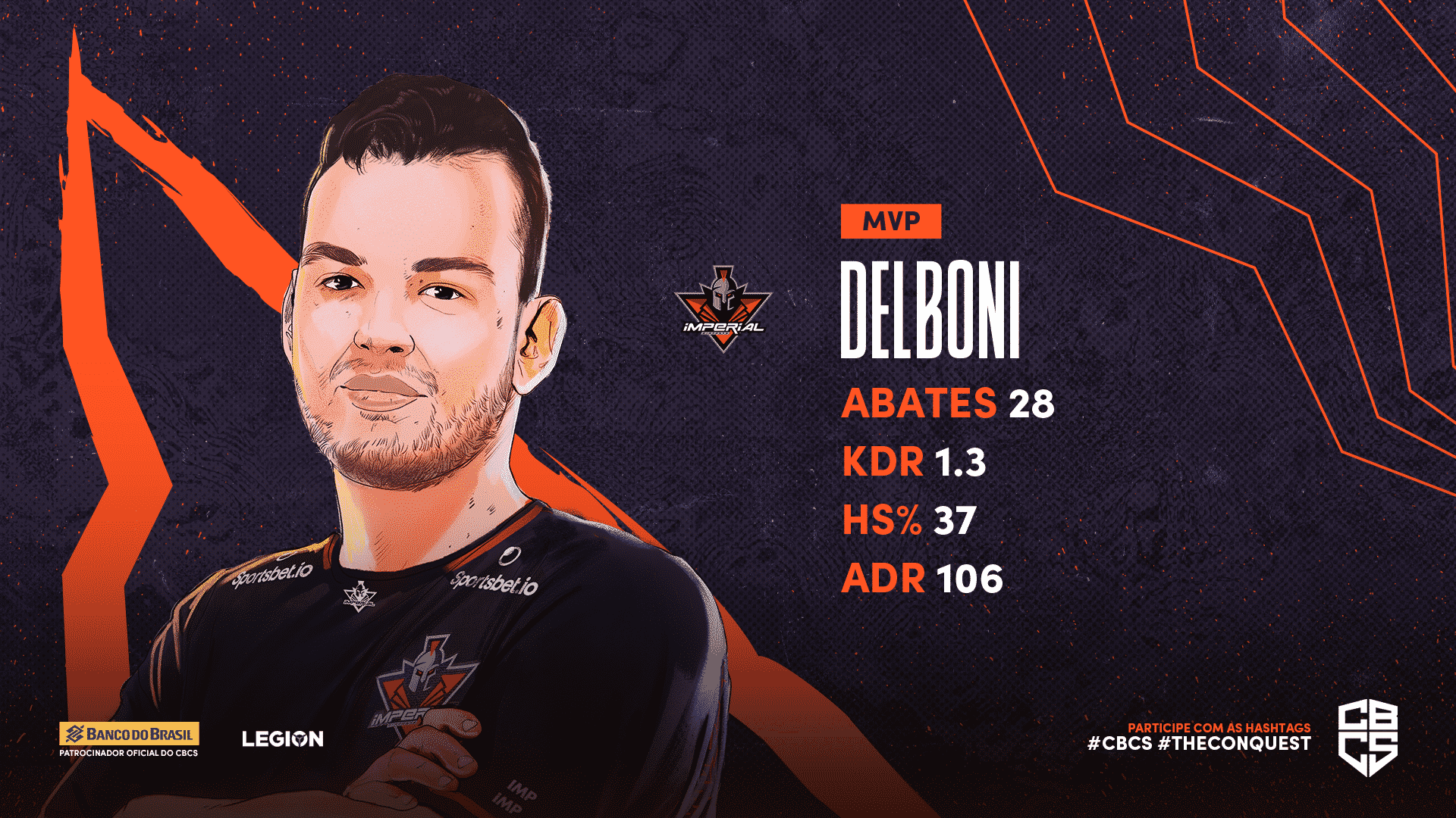 CBCS: Imperial. RDP, Santos e Prodigy estreiam com vitoria na primeira rodada do The Conquest