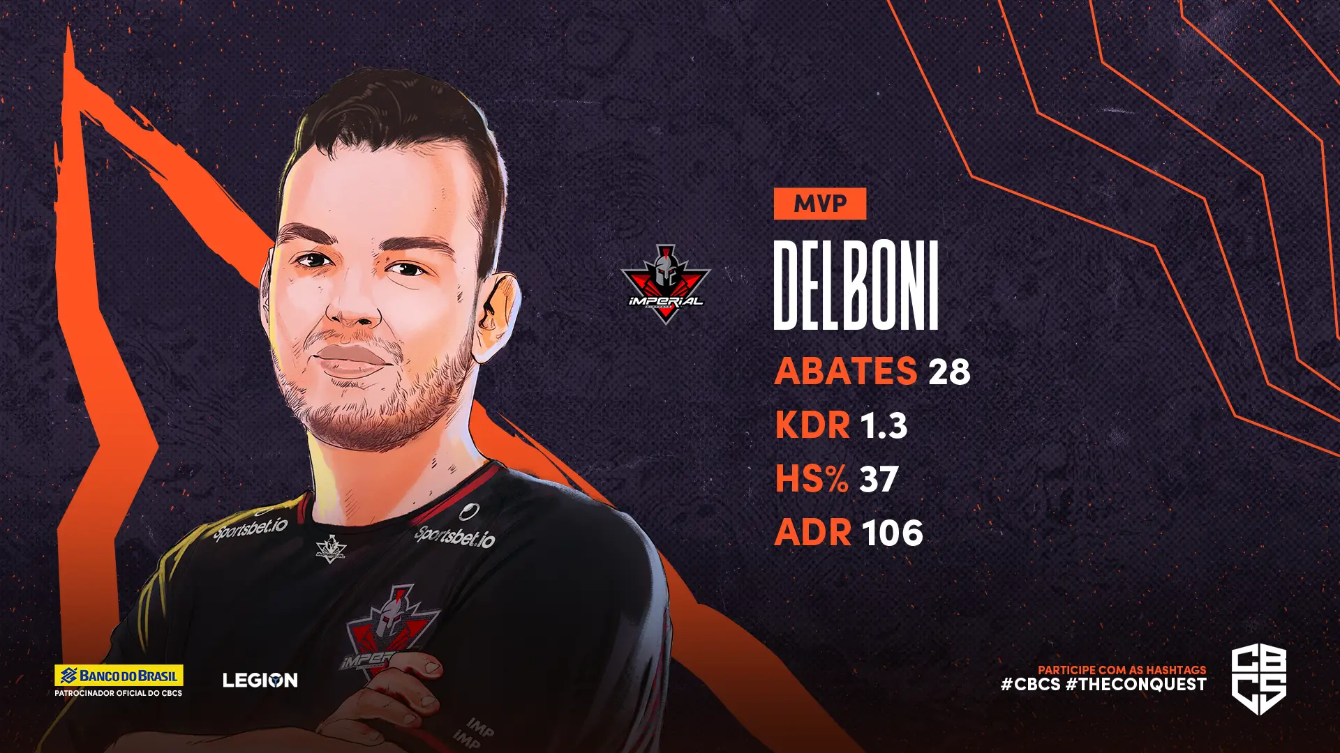 CBCS: Imperial. RDP, Santos e Prodigy estreiam com vitoria na primeira rodada do The Conquest
