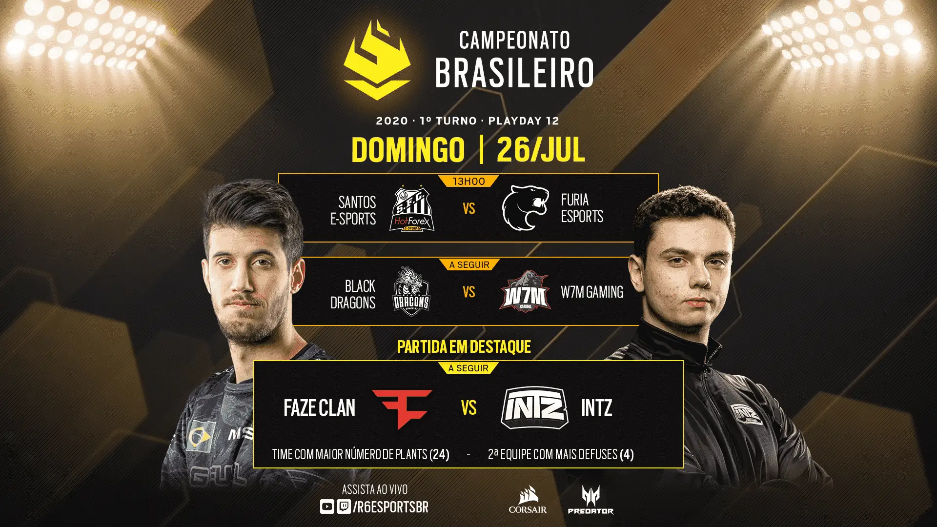 BR6: Santos consegue sua primeira vitória; FaZe empata com a INTZ