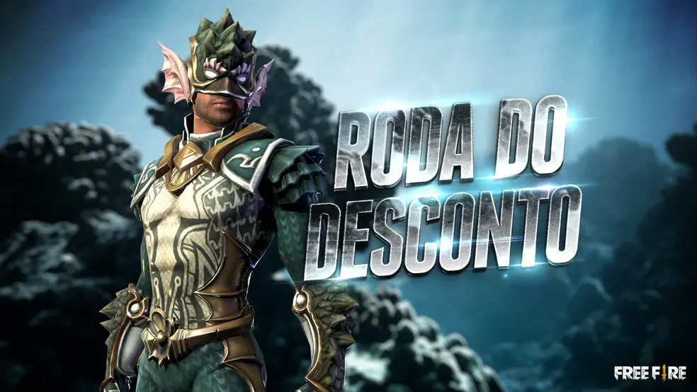 Free Fire: Roda do Desconto traz skins do Skatista e Dragão Marinho