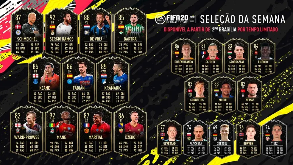 FIFA: Sergio Ramos e Mané lideram a Team of the Week 39 1 FIFA: Sergio Ramos e Mané lideram a Team of the Week 39
