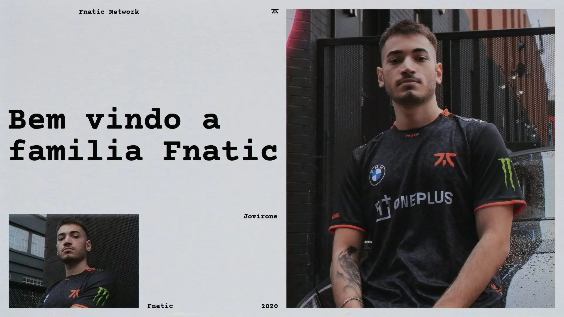 LoL: Jovirone é anunciado como novo streamer da Fnatic