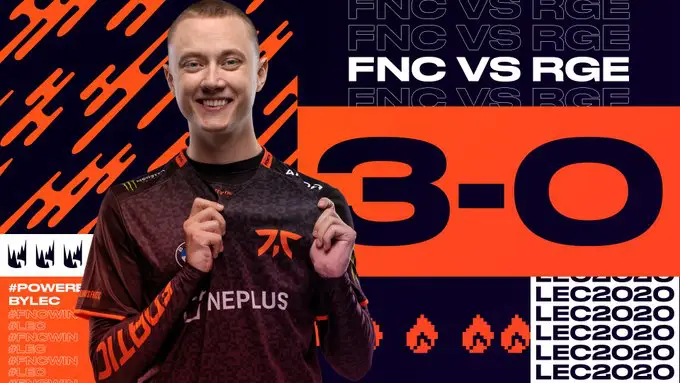 LoL: Fnatic confirma sua classificação para o Worlds 2020