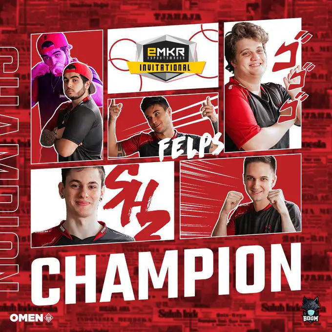 CS:GO: BOOM vence Prodigy e conquista a Esportsmaker Invitational 2020
