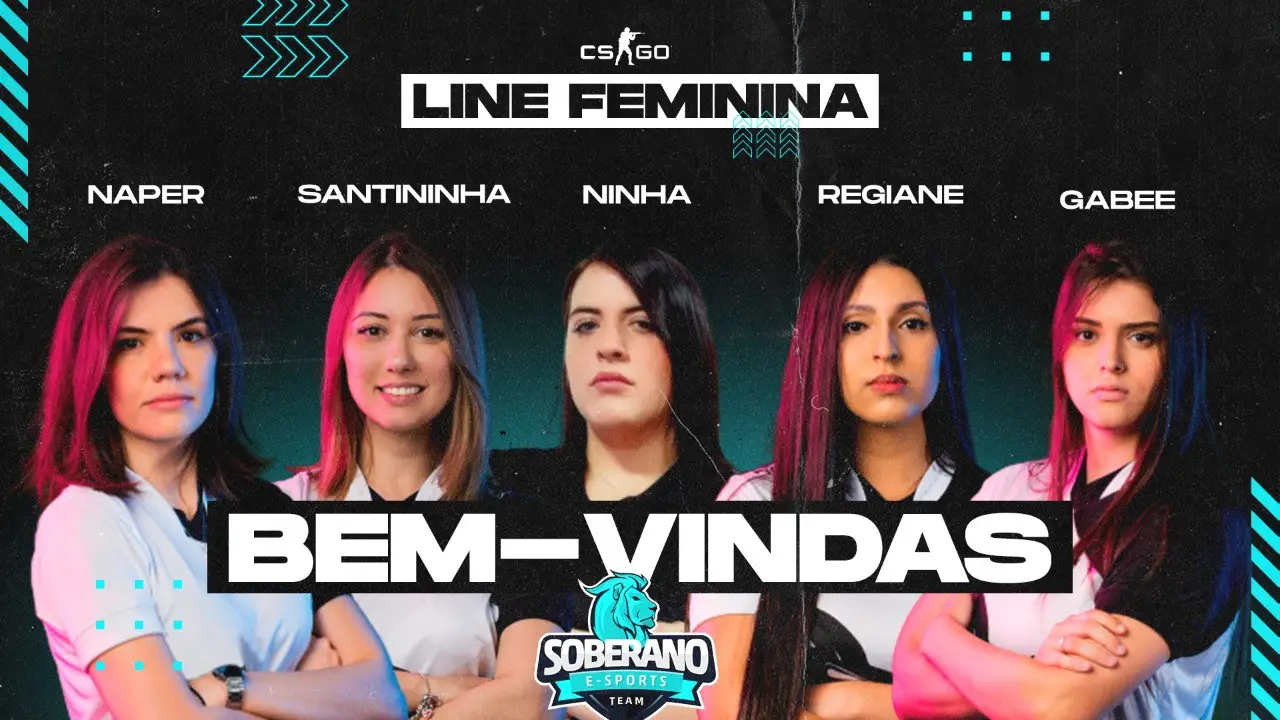 CS:GO: Soberano Team anuncia sua nova escalação feminina
